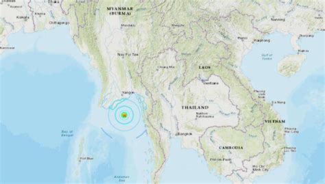 Earthquake recorded off Myanmar’s coast, shakes buildings in Thailand